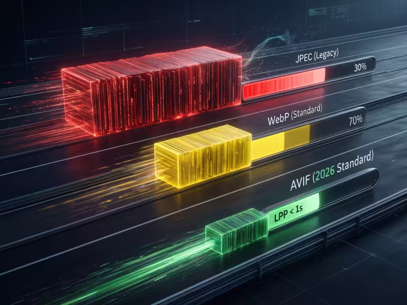 Perbandingan Ukuran File JPEG WebP AVIF